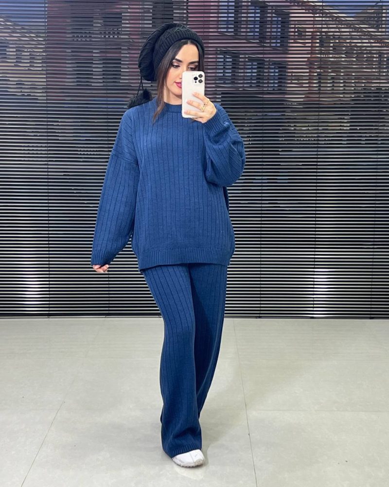 بلوز شلوار بافت روژان