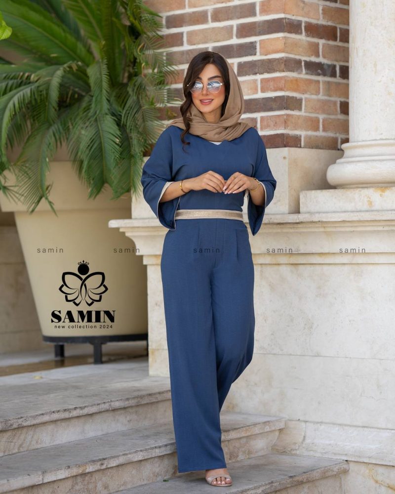 ست شومیز شلوار پوپک