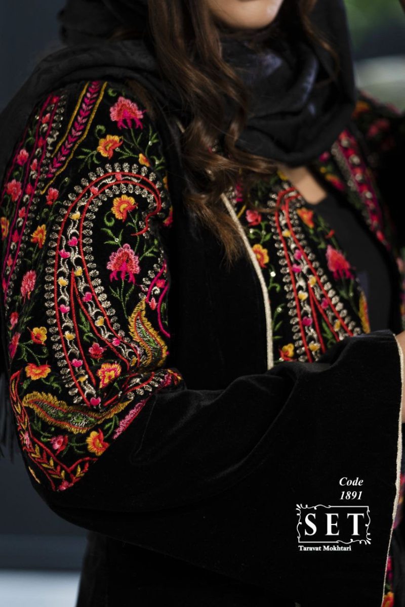 کت و شلوار مجلسی مخمل مدل طناز