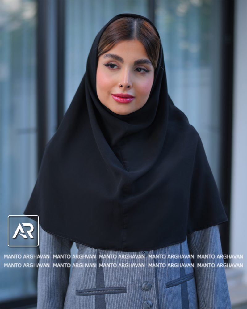 مقنعه ساده رنگ مشکی