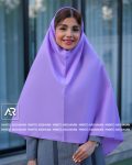 مقنعه ساده رنگ ارغوانی