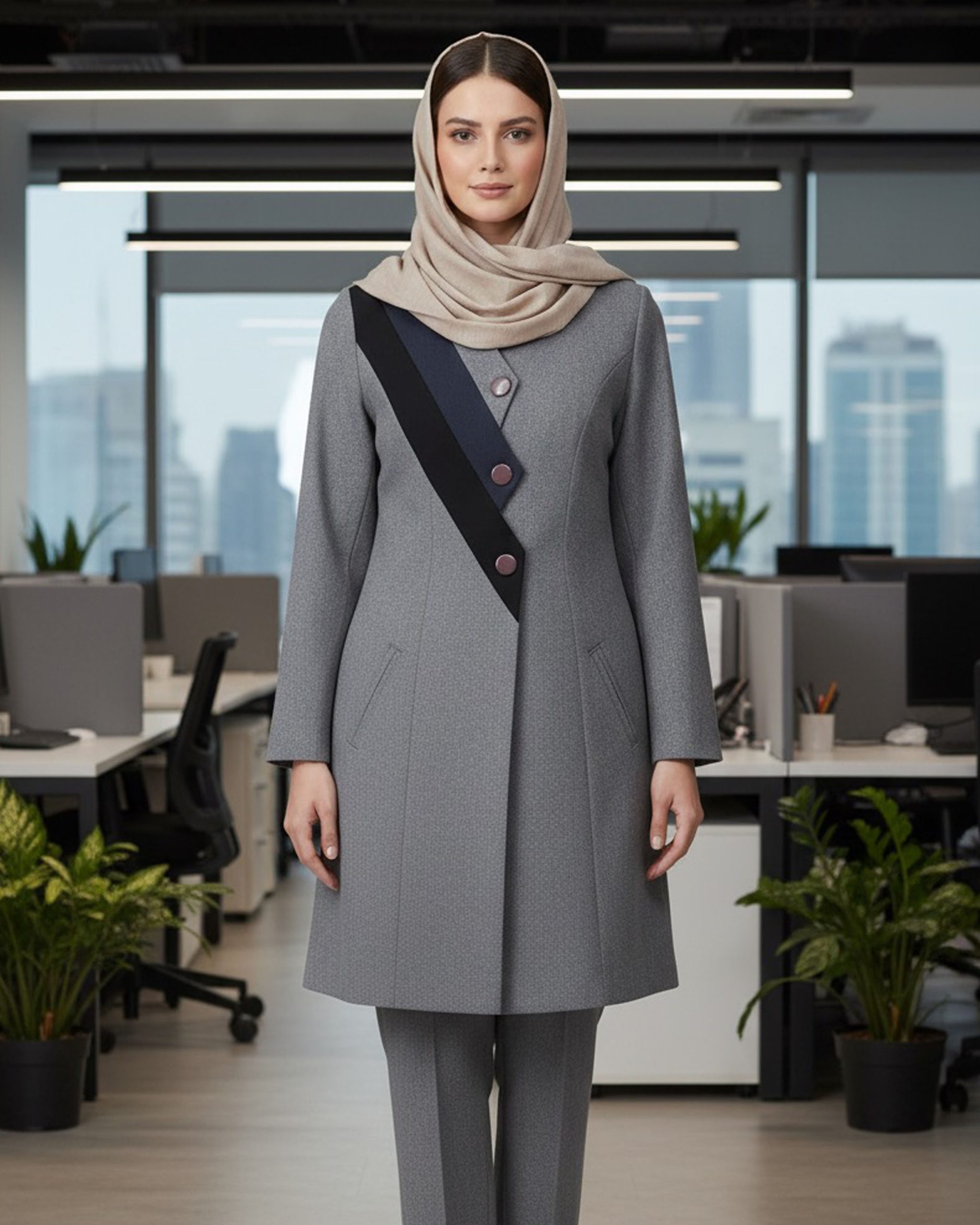 مانتو شلوار اداری الیزا