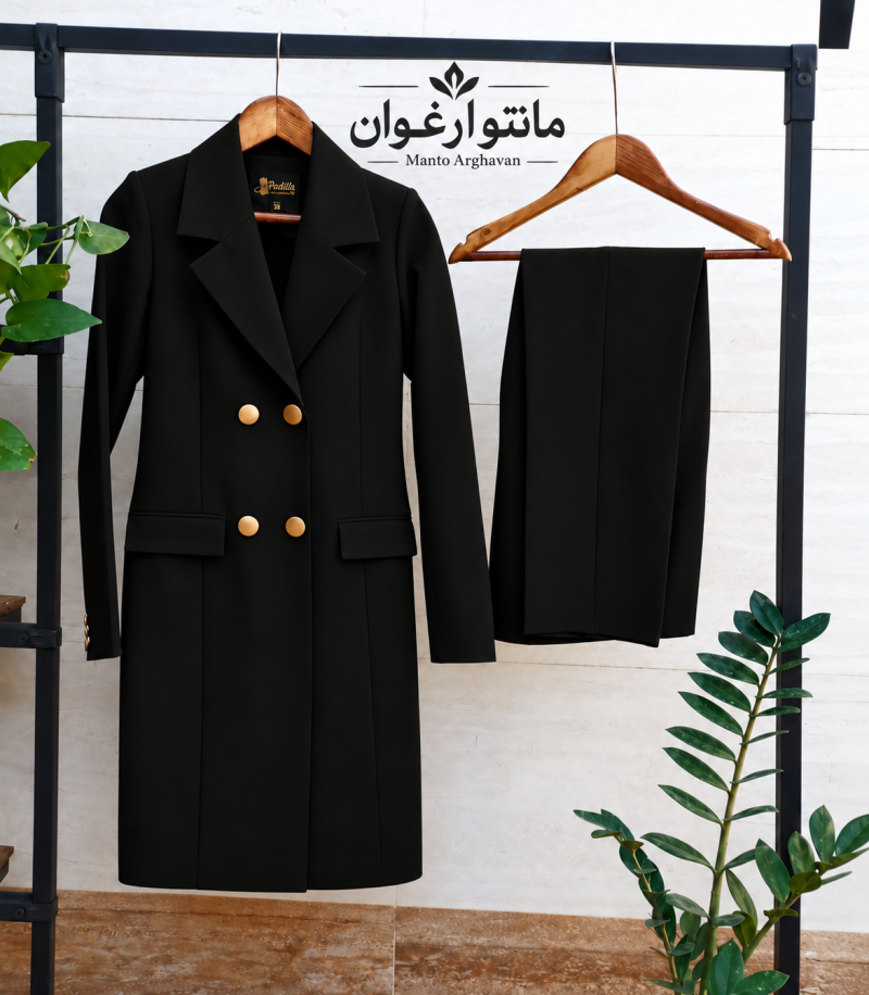 مانتو شلوار اداری فلورا