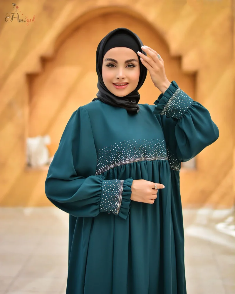 مانتو عبایی نگین